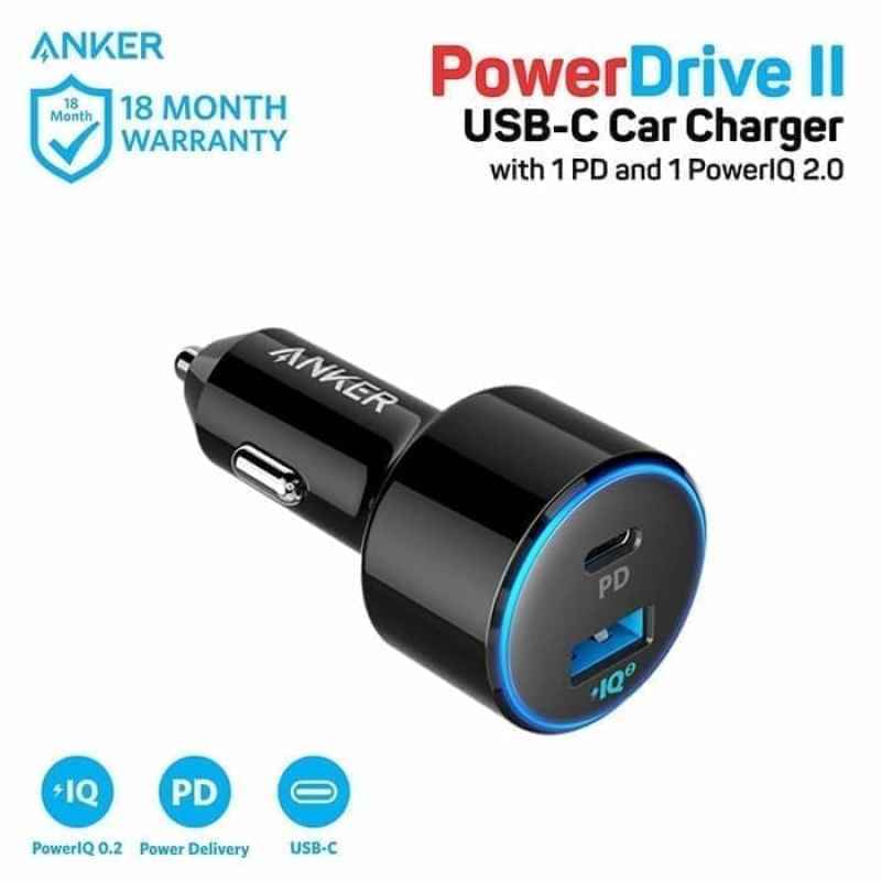 Jual Anker Powerdrive Ii Pd 2 Ports Power Delivery 30w Car Charger