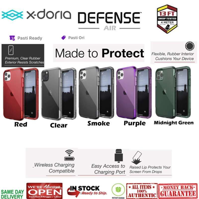 Jual iPhone 11 / 11 Pro / 11 Pro Max Case X-Doria DEFENSE AIR XDORIA