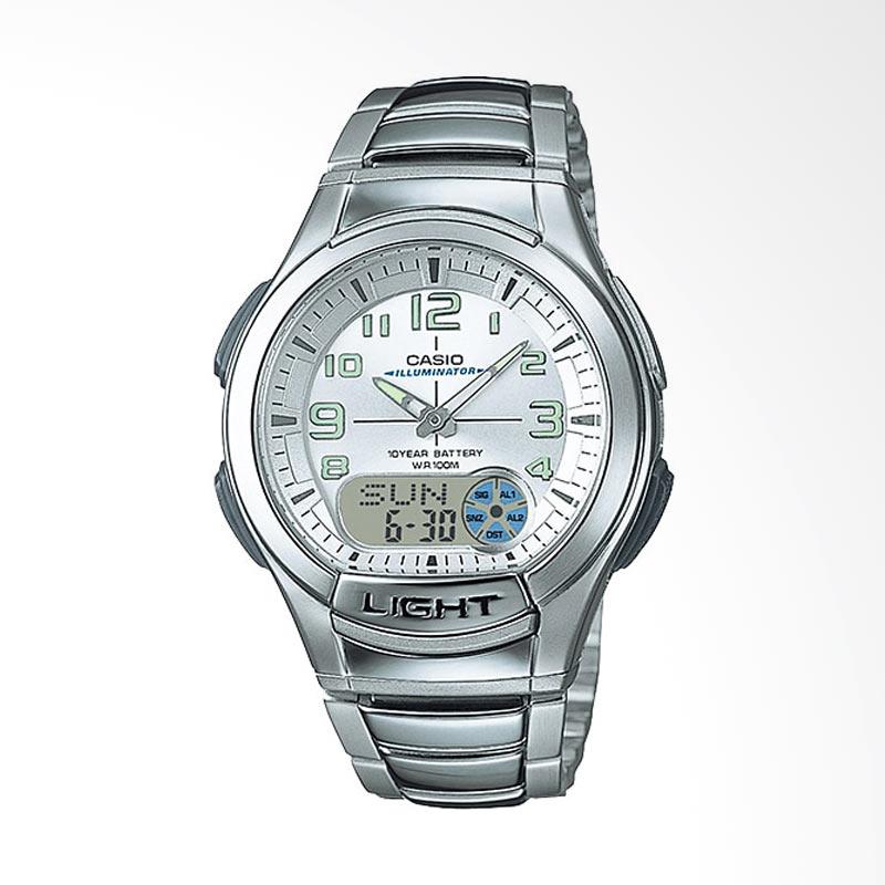 Jual CASIO Standard Original Jam Tangan Pria - Abu-abu AQ 