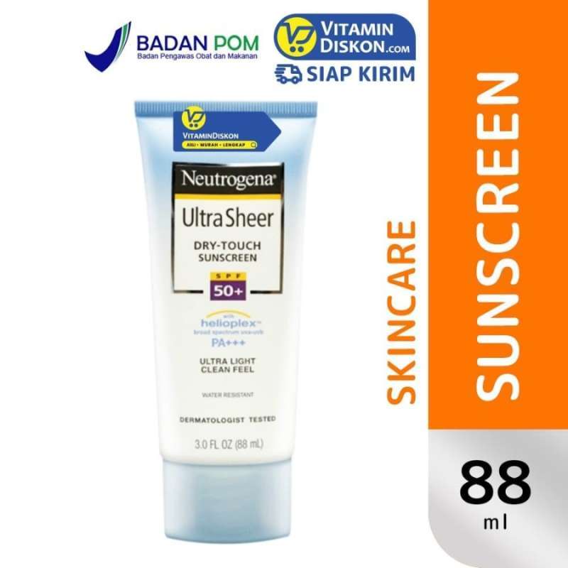 Jual Neutrogena Ultra Sheer Dry Touch Sunscreen Lotion Spf 50+ 85ml Bpom di Seller VitaminDiskon