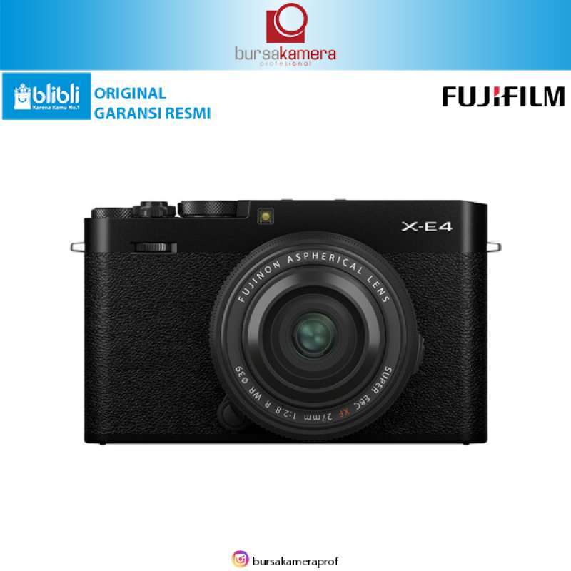 Jual BKP FUJIFILM XE4 Mirrorless Digital Camera with XF 27mm f/2.8 R WR di Seller Bursa Kamera