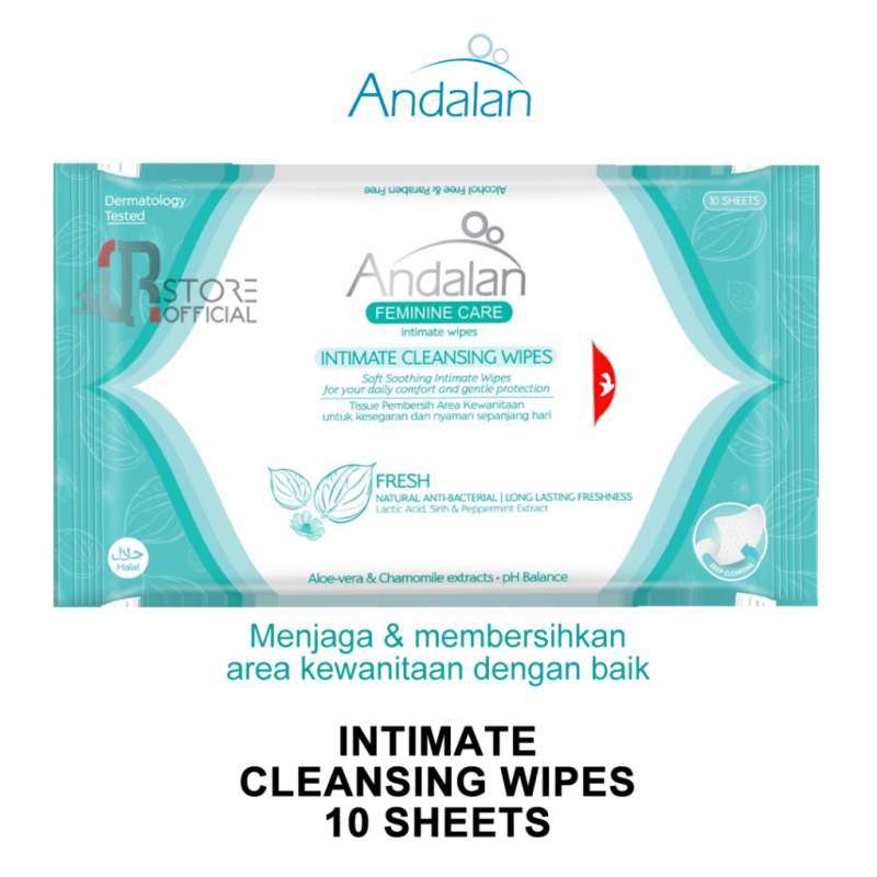 Jual ANDALAN FEMININE CARE FRESH INTIMATE WIPES CLEANSING WIPES TISSUE