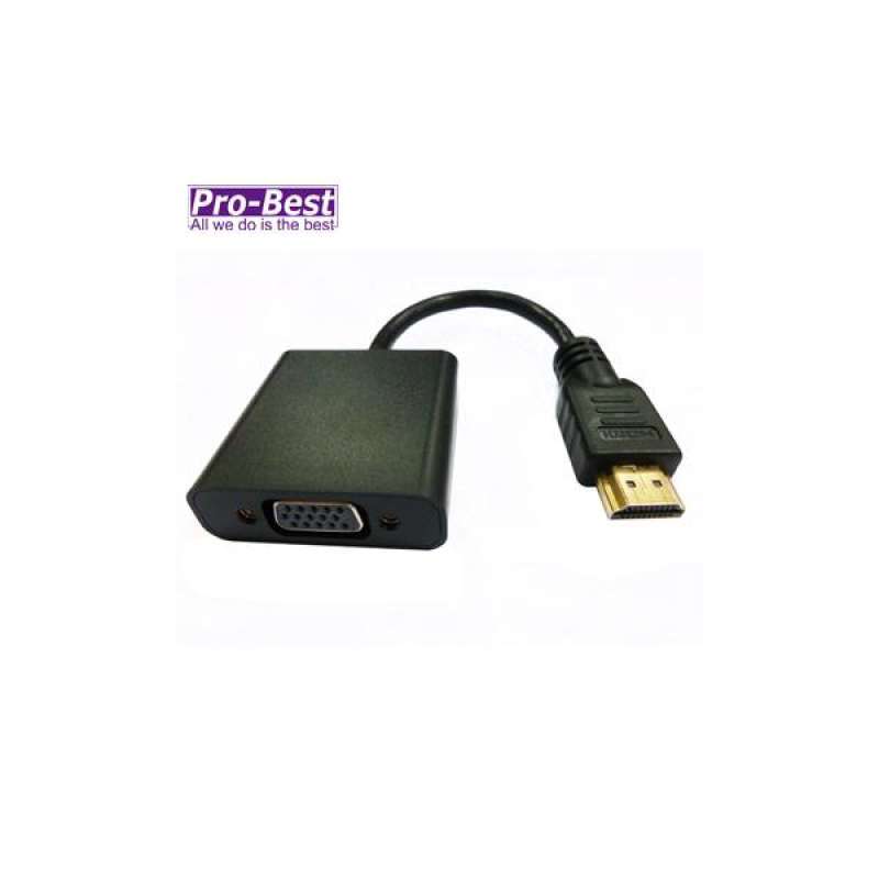 Jual [TAITRA] PROBEST HDMI to VGA Convert Cable Can Sync Sound di Seller PChomeSEA Official