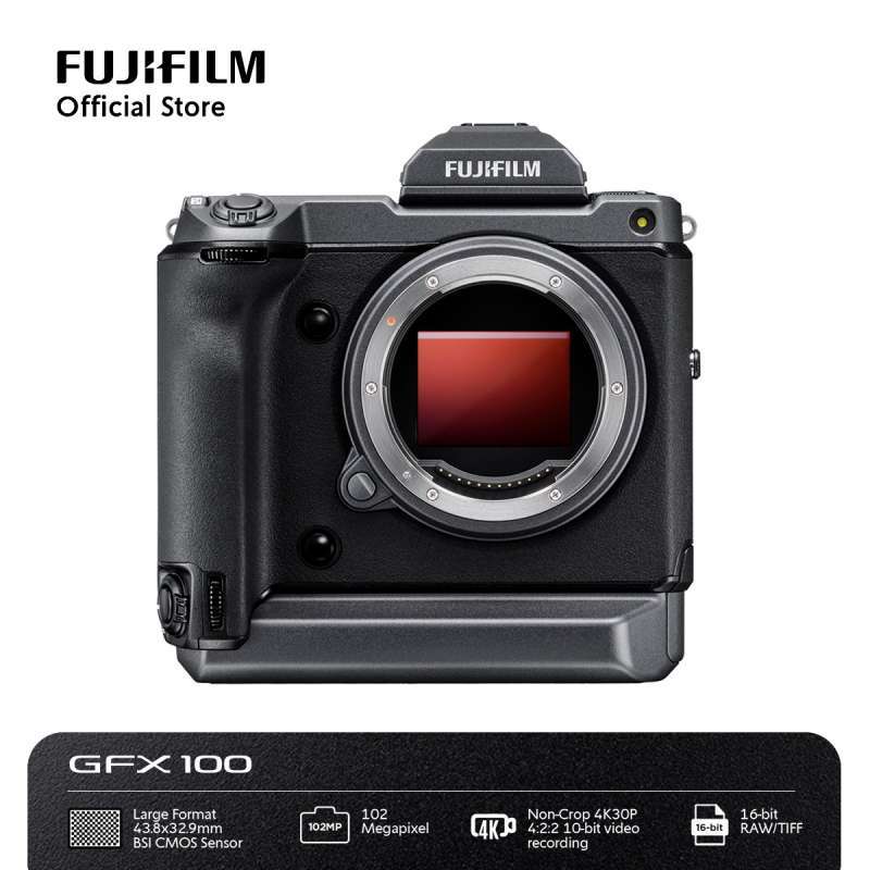 Jual Fujifilm GFX100 Body Only Kamera Mirrorless Medium Format GFX 100 di Seller Focus Nusantara