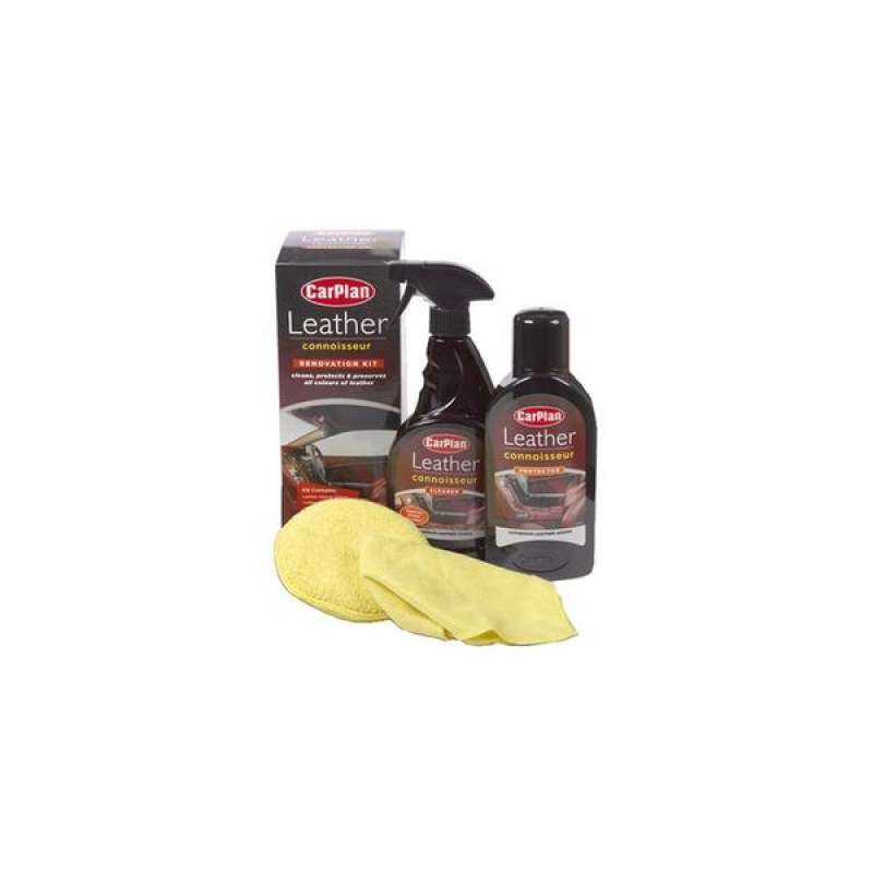 Jual (CarPlan)Pyle Leather Connoisseur Kit, CarPlan card, leather care and cleaning group di
