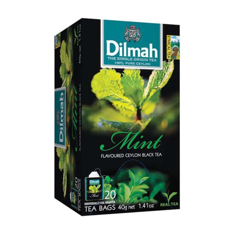 Jual (Dilmah)Dilmah Mint Flavoured Ceylon Black Tea 2g*20pcs di Seller