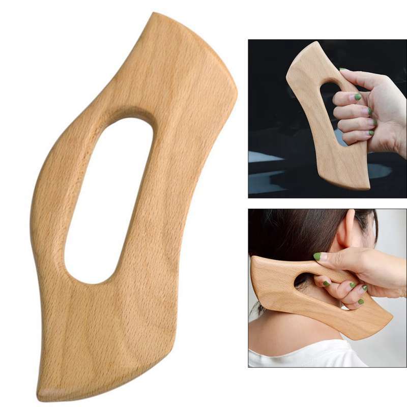 Jual Wooden Massage Scraping Board Gua Sha For Neck Shoulder For Back