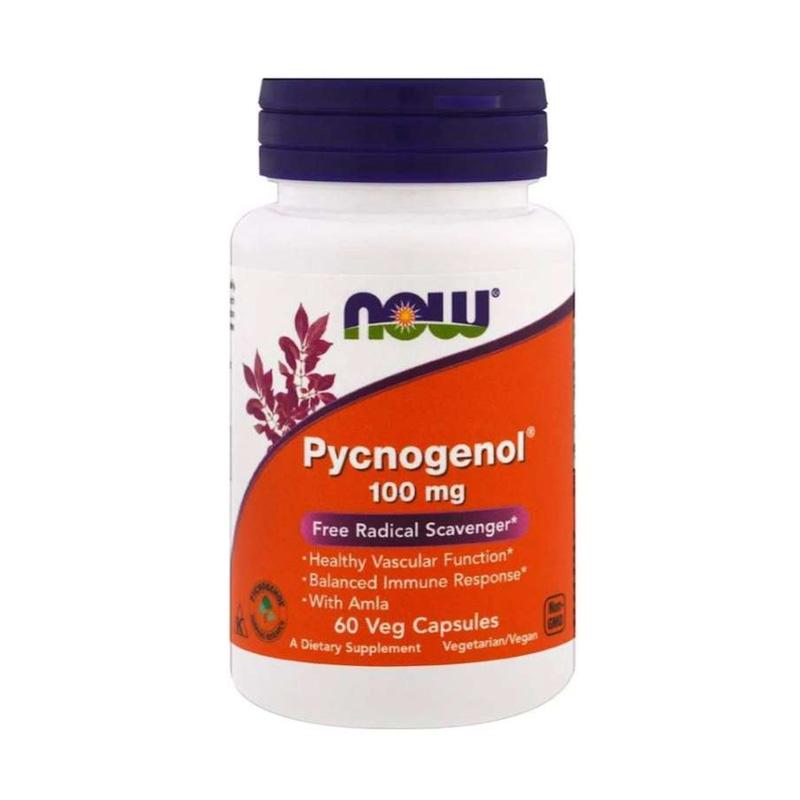 Jual Now Foods Pycnogenol 100 mg 60 Vegetarian Capsules di Seller Mega