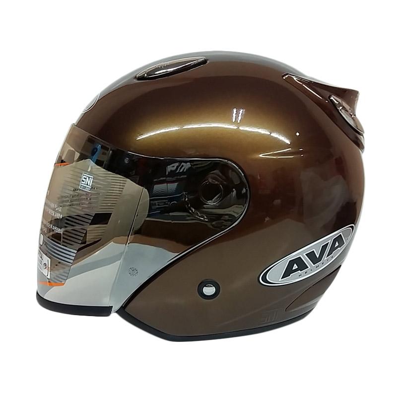 jual ss7 helm half coklat harga jual ss7 helm half coklat harga
