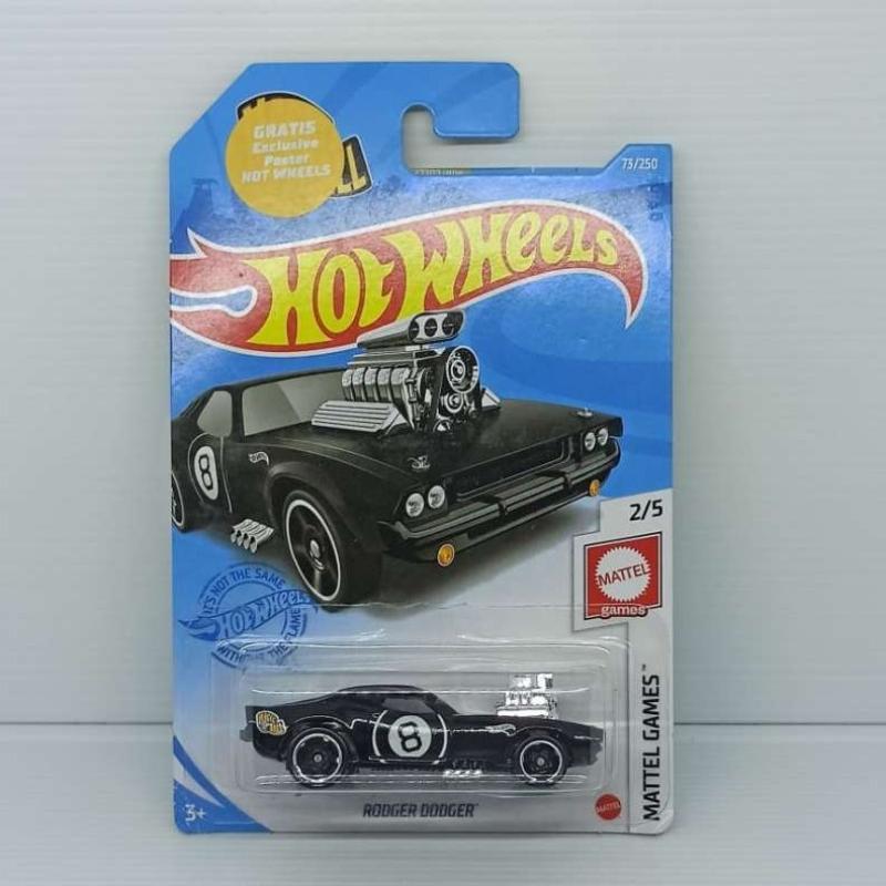 Jual Hotwheels Hot Wheels Rodger Dodger Magic Ball Hitam di Seller
