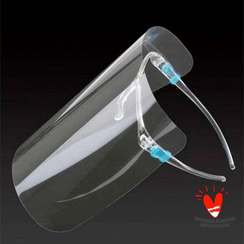 Jual aceshield face shield pelindung wajah muka model kacamata orbital ...