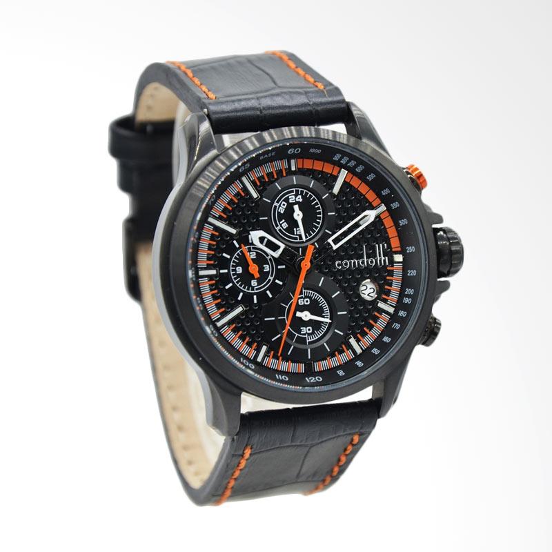 Jual Condotti Kombinasi Jam Tangan    Pria - Hitam Orange
