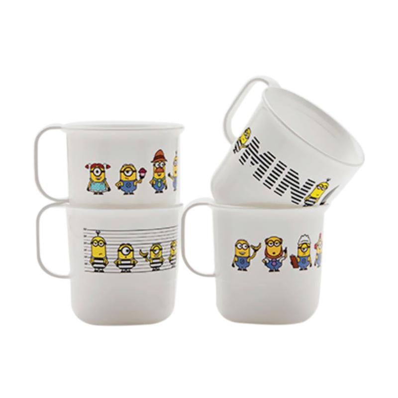 Jual Tupperware Minion Papoy Mug - White [4 Pcs] Online 