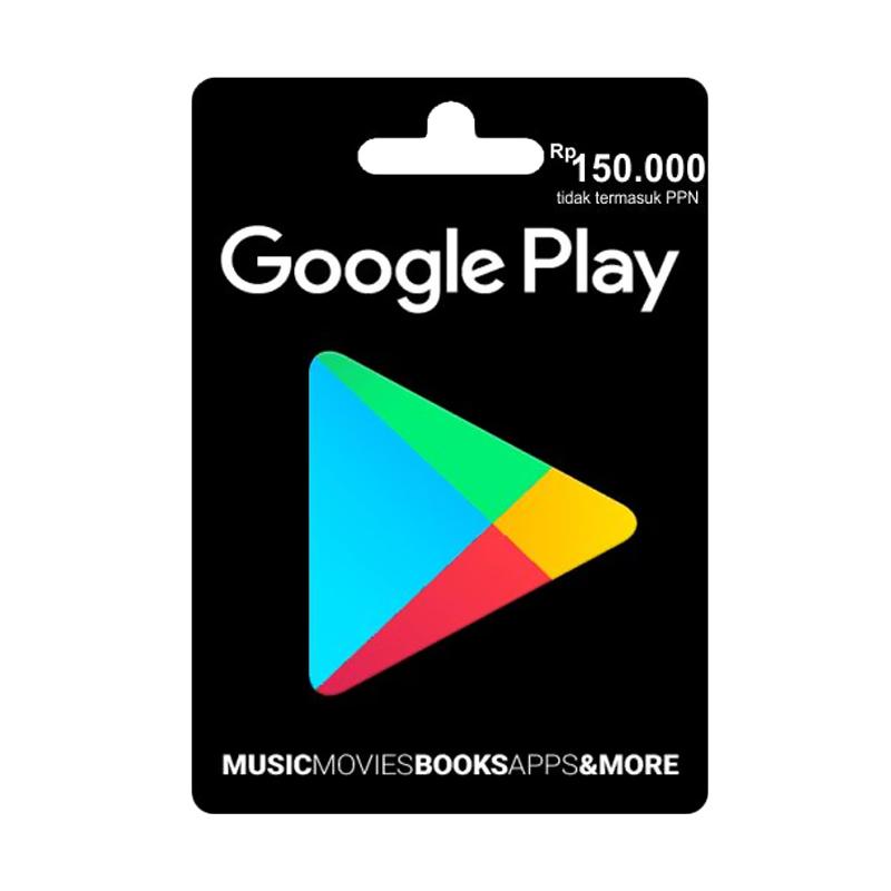Jual Google Play Gift Card IDR 150.000 di Seller Anugrah - Kota Depok, Jawa Barat | Blibli