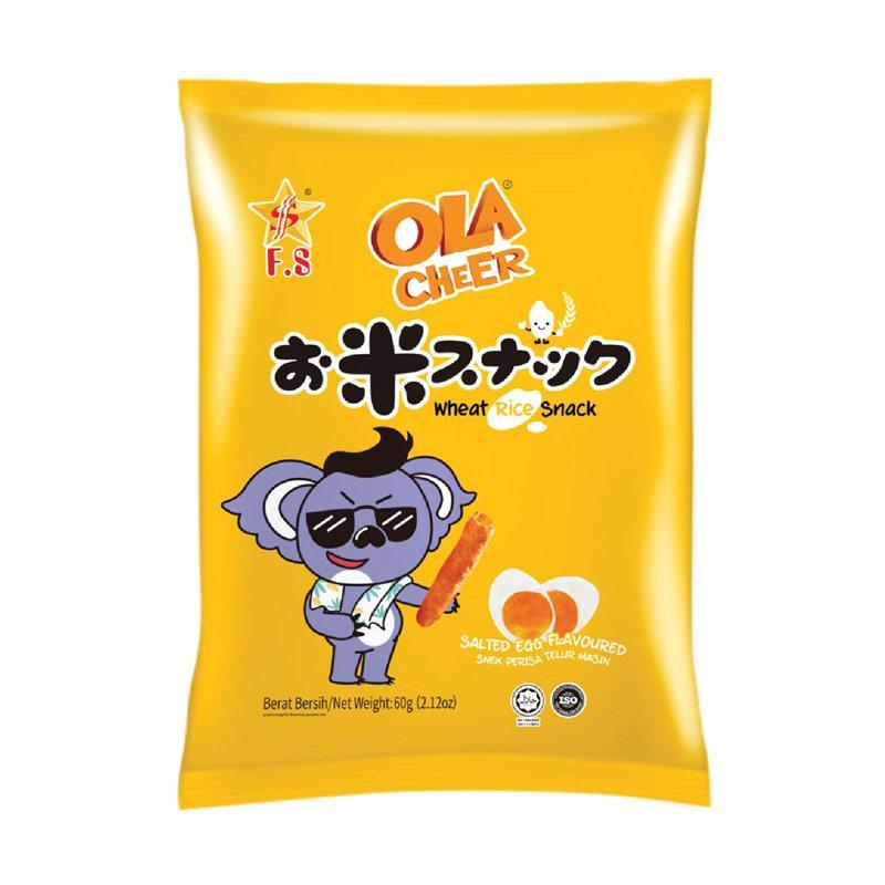 Jual Ola Cheer Salted Egg Wheat Rice Snack [60 G] Di Seller Toko Lielys ...