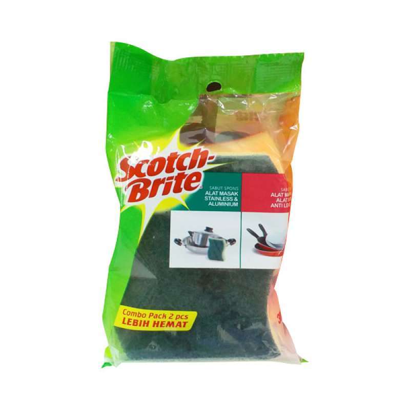 Promo SCOTCH BRITE COMBO HEAVY DUTY+NON SCRATCH IDC02 Diskon 5 di