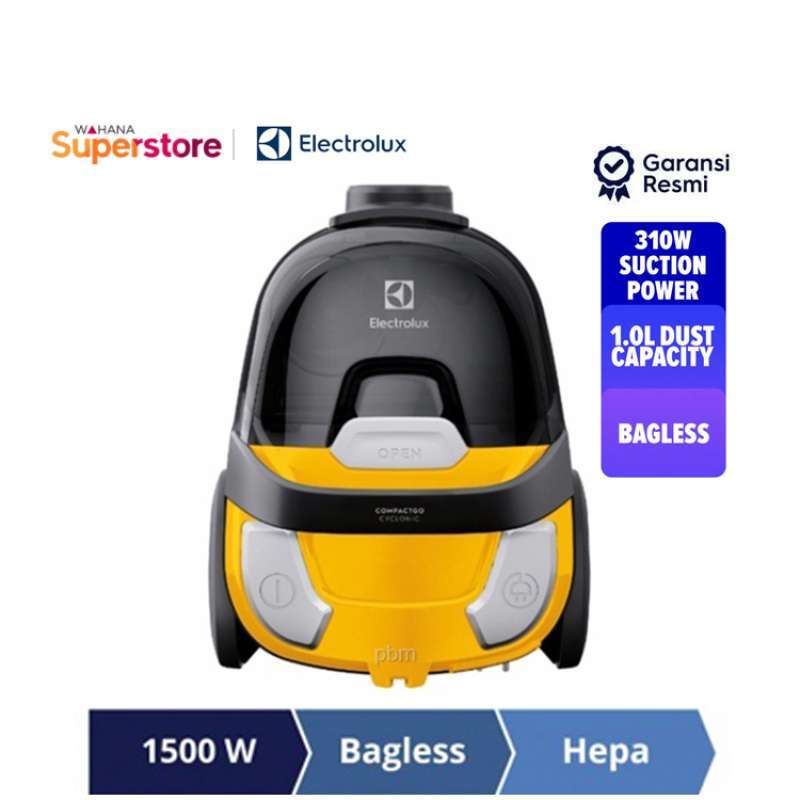 Promo Electrolux Z1230 Bagless Vacuum Cleaner Yellow Diskon 34 di