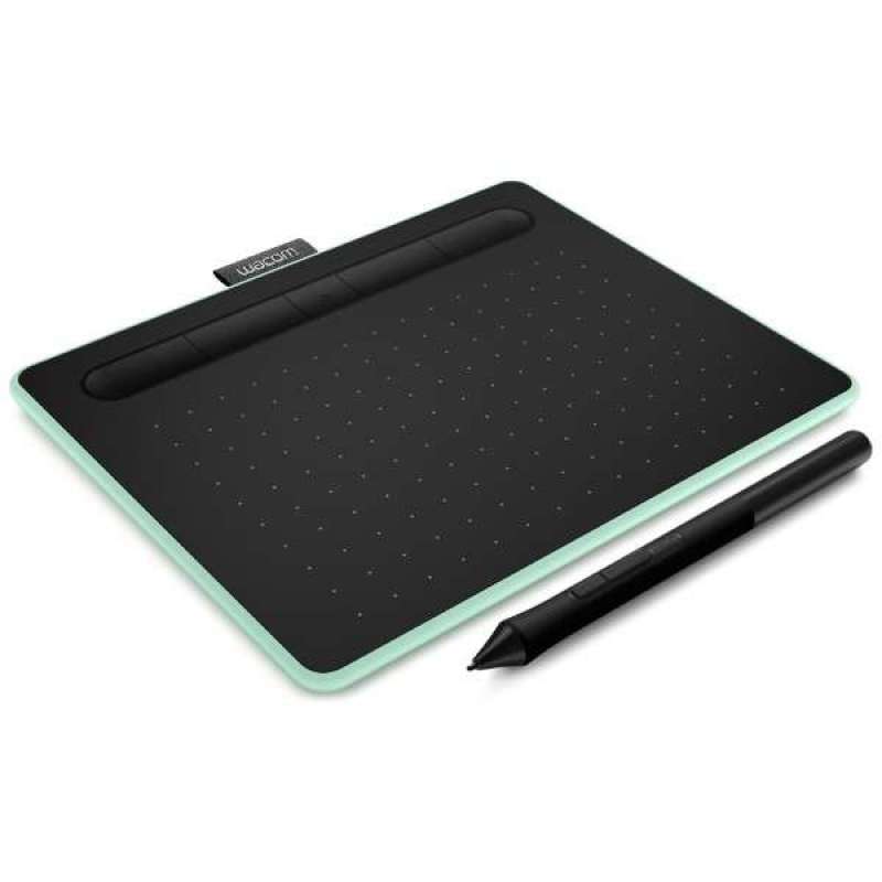 Promo Intuos Ctl 4100wl Bluetooth Small Pen Table Green Wash