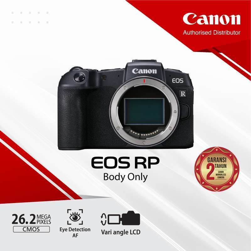 Jual Canon EOS RP Kamera Mirrorless [Body Only] Black di Seller Canon By PT. Datascrip