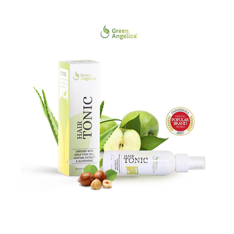 Jual greenn angelica hair tonic obat rambut botak pria dan