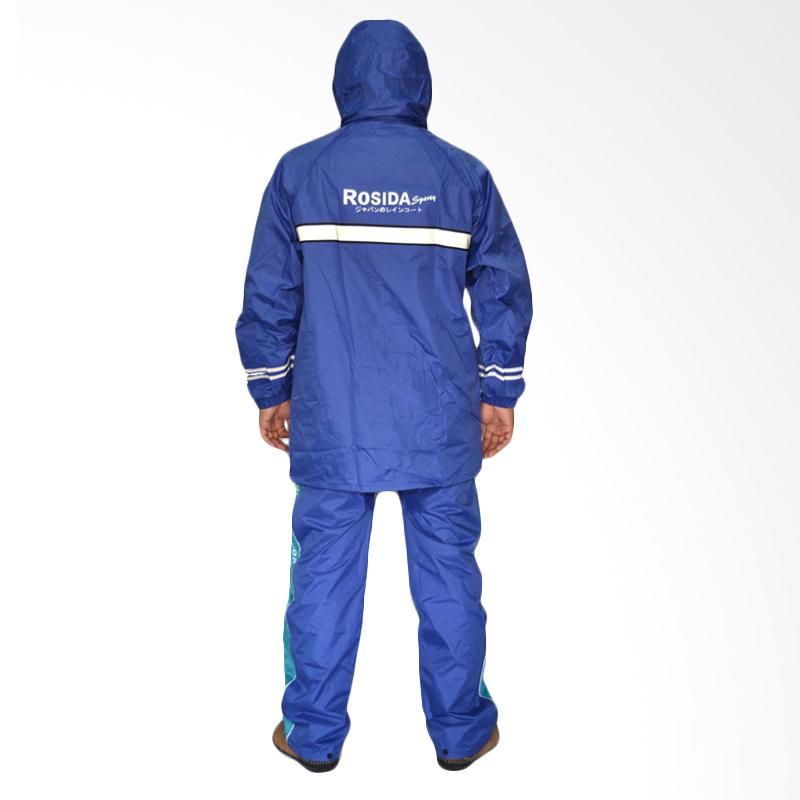 Jual Rosida 882 Sporty Jas Hujan Setelan - Biru Muda