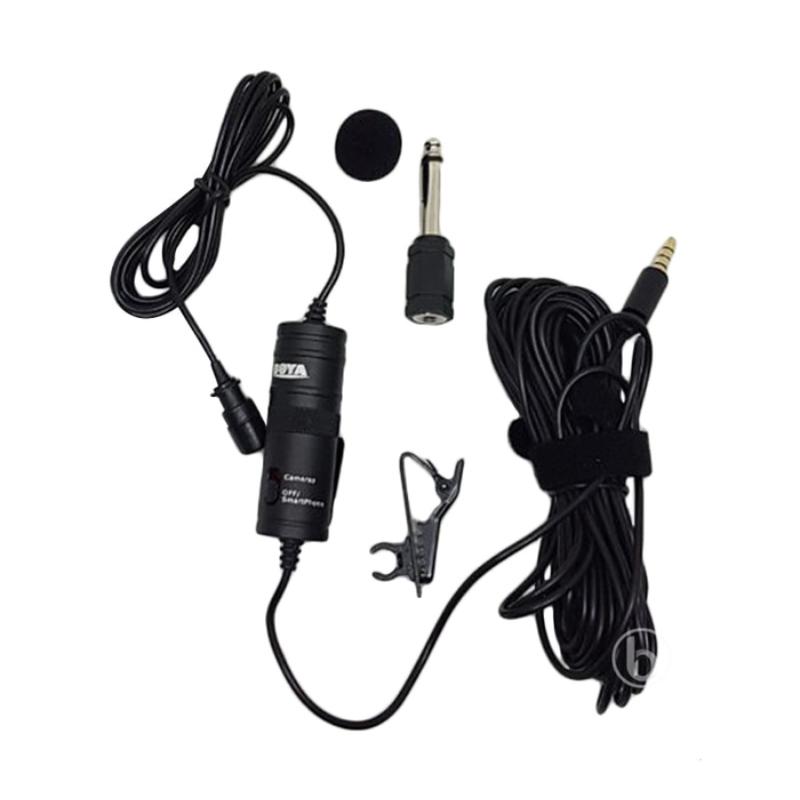 Jual FS MBW Boya BYM1 ClipOn Microphone for DSLR/Smartphone