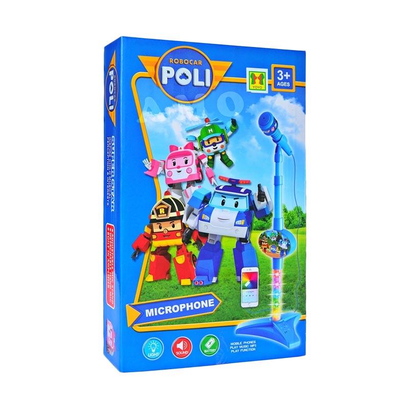 jual momo 8026a microphone robocar poli mainan anak biru harga kualitas terjamin jual momo 8026a microphone robocar poli mainan anak biru harga kualitas terjamin