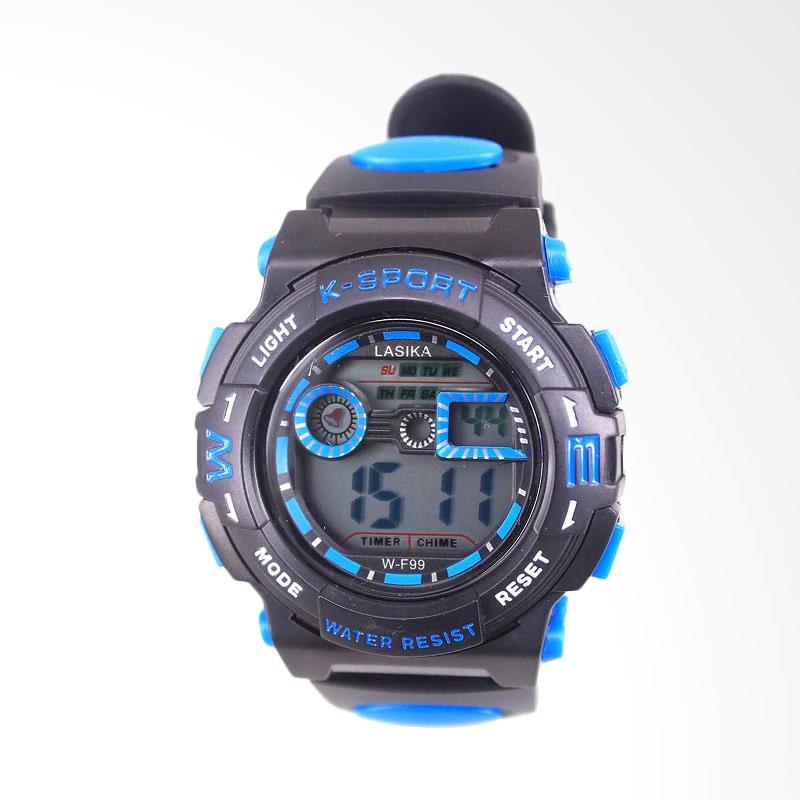 Jual Lasika Sport Digital Jam Tangan Unisex - Blue [W-F 99