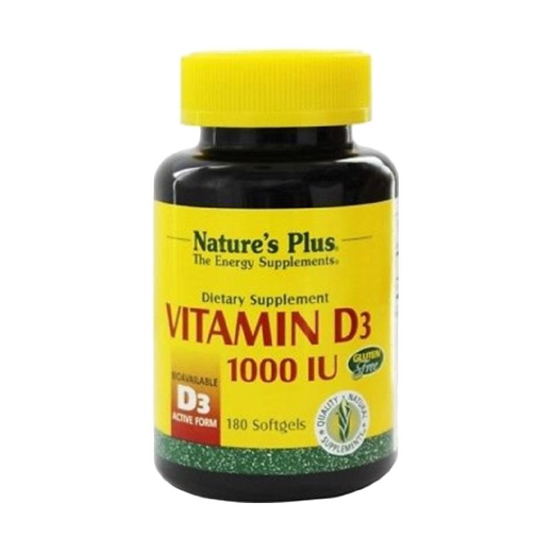 Jual Nature's Plus Vitamin D3 1000 IU Multivitamin [180 Softgels] di Seller Mozola id Jembatan