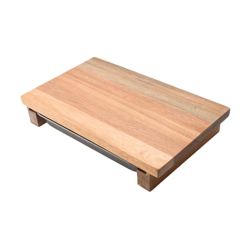 Jual Cooks Habit Papan Potong with Brownie Pan Bengkirai