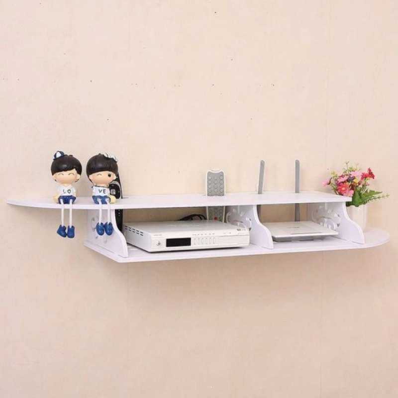 Promo MULTICA - Rak Dinding Gantung Ambalan ROUTER WIFI DVD Music ...