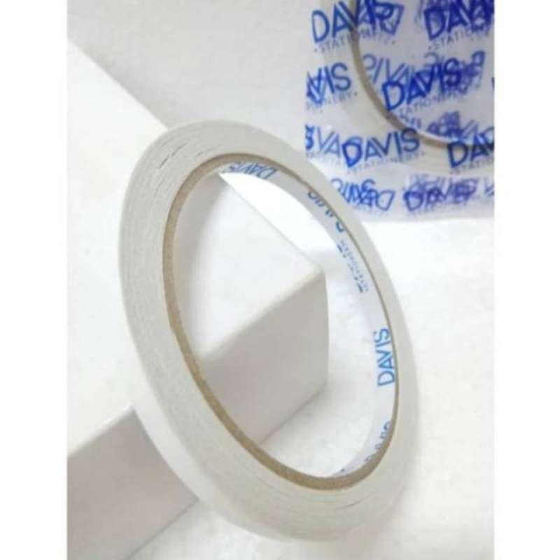 Jual Jual Double Tape 14 Inch Davis Lem Double Tape Putih Berkualitas