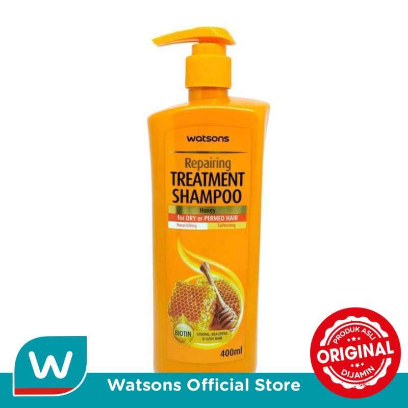 Jual Watsons Honey Repairing Treatment Shampoo 400ml Di Seller Watsons