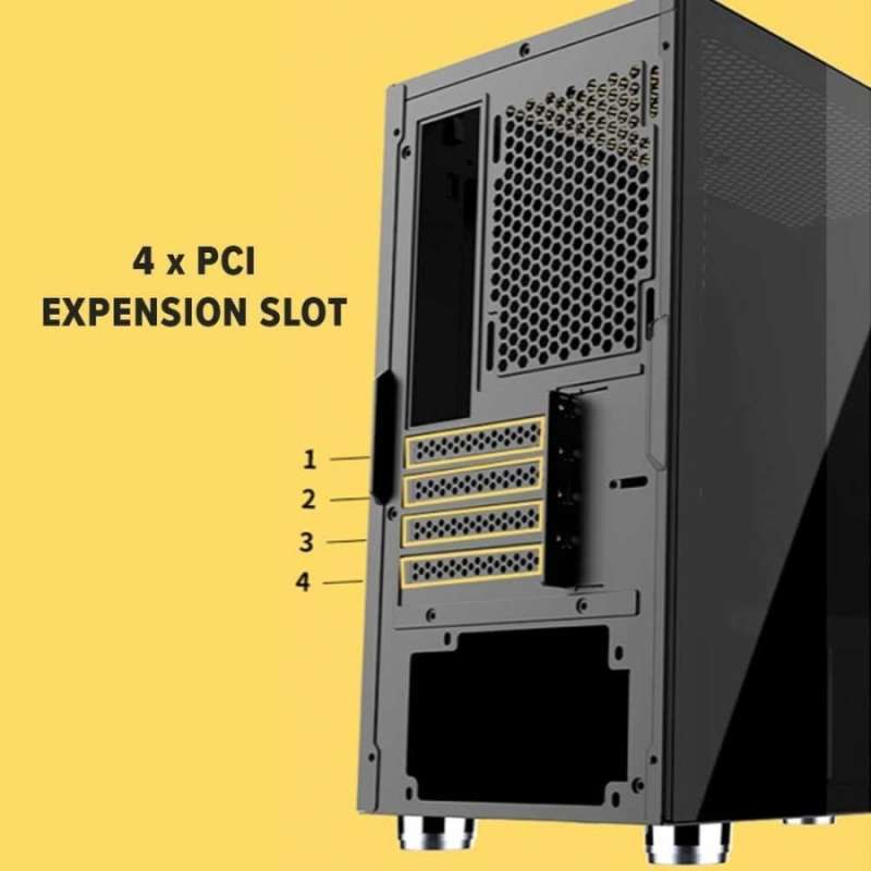 Jual Armaggeddon Tesseract Core 2 See Thru Side Panel Micro Atx Pro ...