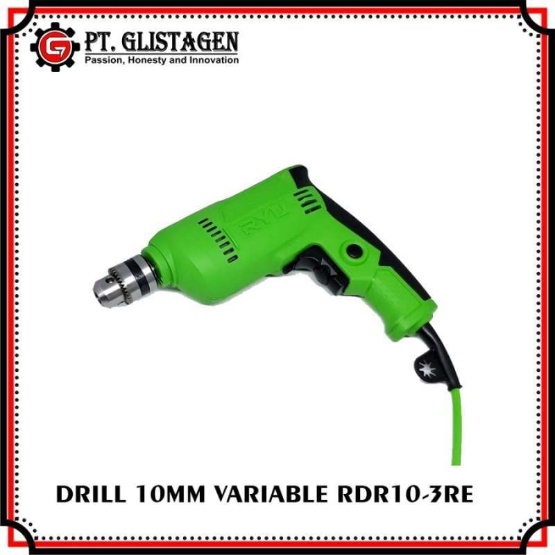 Jual Mesin Bor Ryu Variable Drill Mesin Bor Tangan Gypsum 10mm Rdr 10 ...