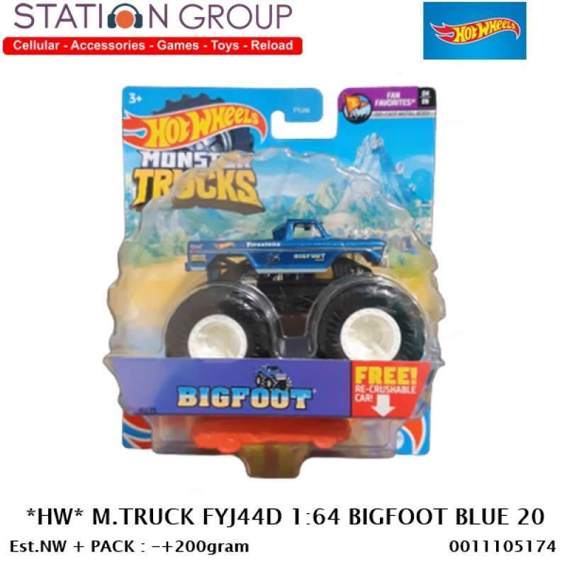 jual-hot-wheels-monster-truck-fyj44d-1-64-bigfoot-blue-diecast-di