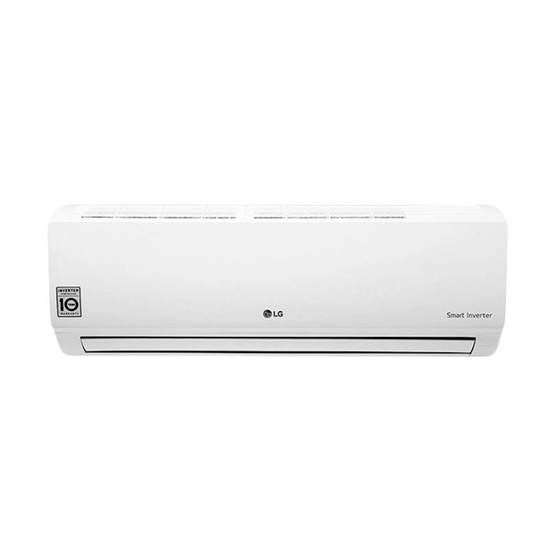 Jual LG T06EV4 Air Conditioner Inverter AC Split [1/2 PK] White di