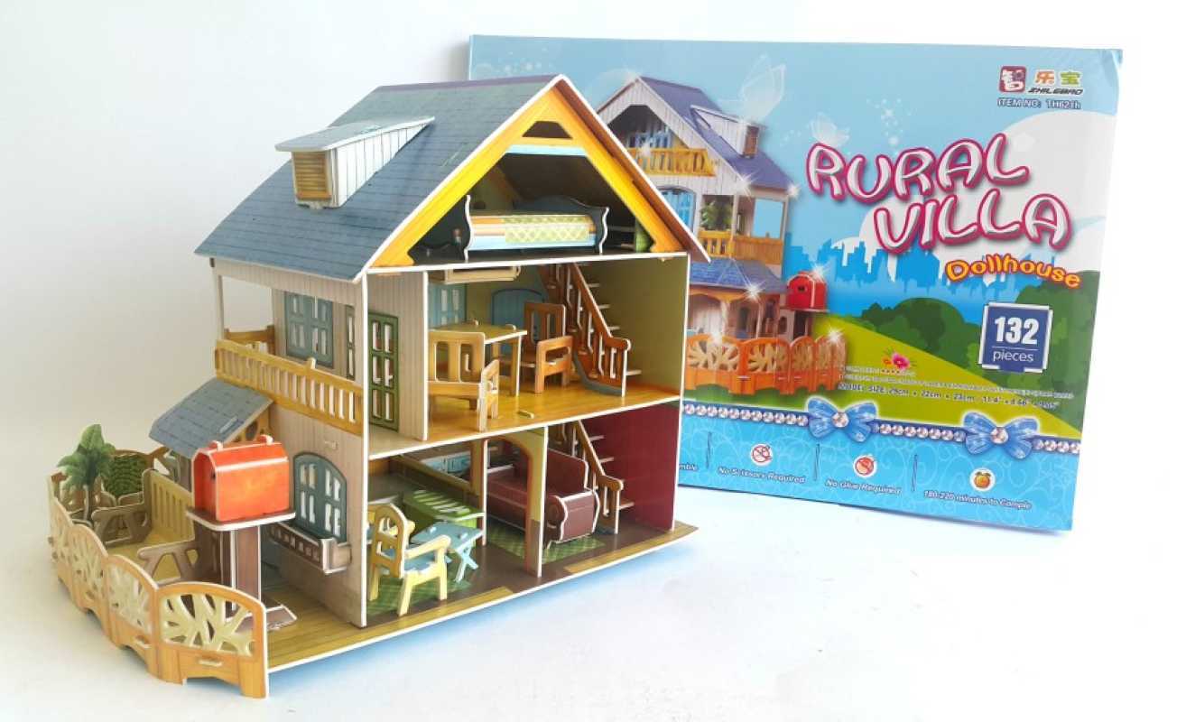 Jual 3D Puzzle Dream Doll House Rural Villa SANGAT CANTIK, MANIS & CUTE di Seller Cherish Online