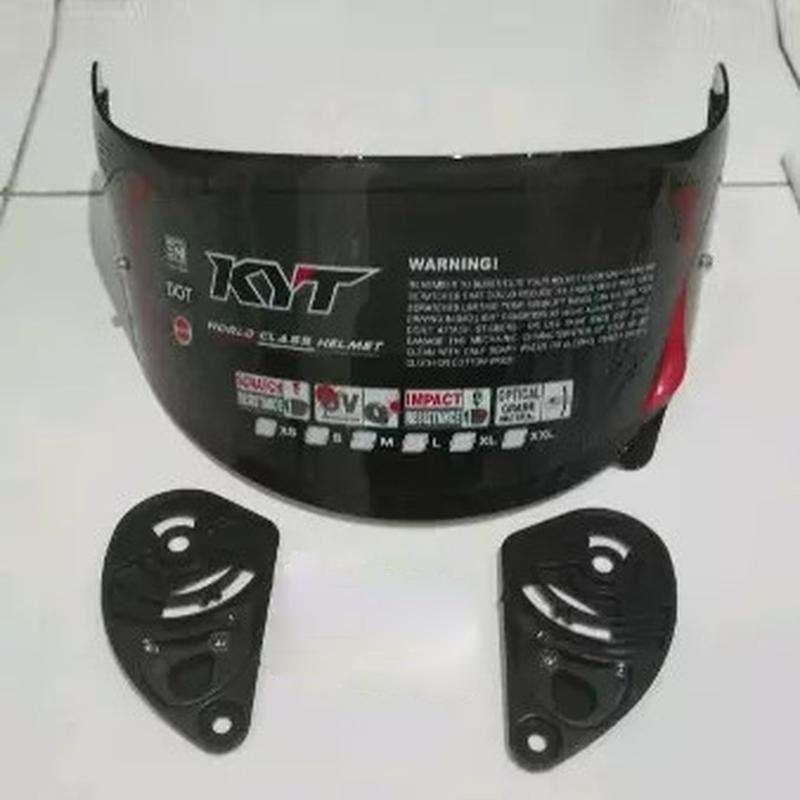 Jual KYT Visor KYT R10 + Rachet Black di Seller R&d apparel