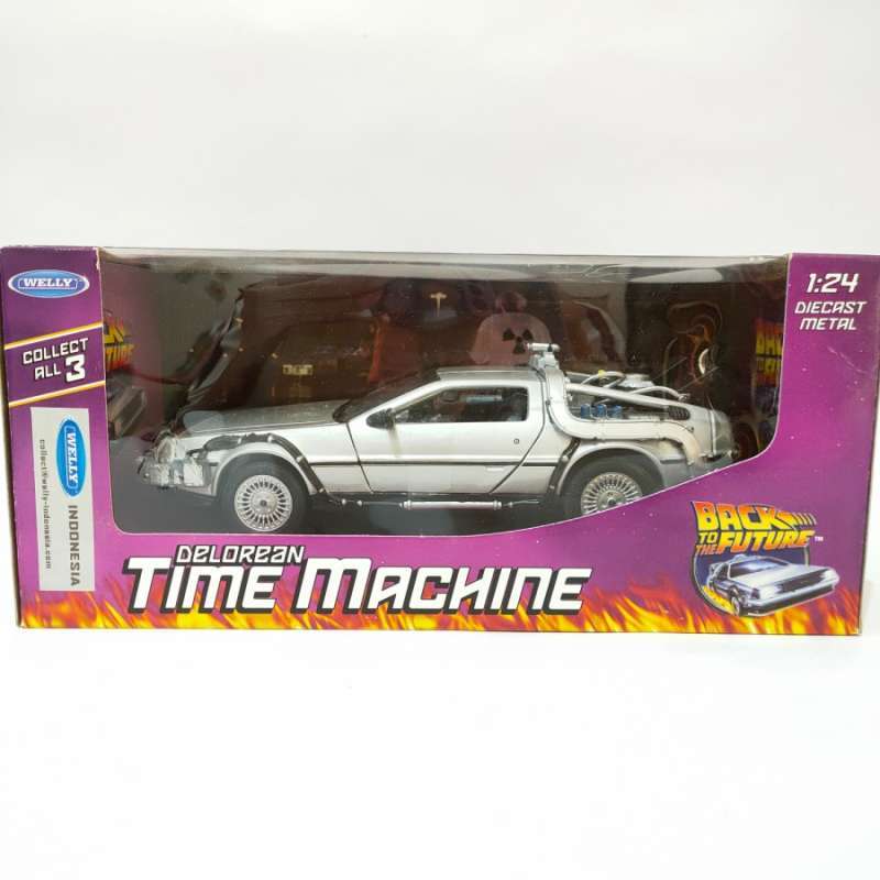 Welly DeLorean DMC-12 Modellauto – 1:24, Metall, Türen öffnen, Aus „Zurück In Die Zukunft“