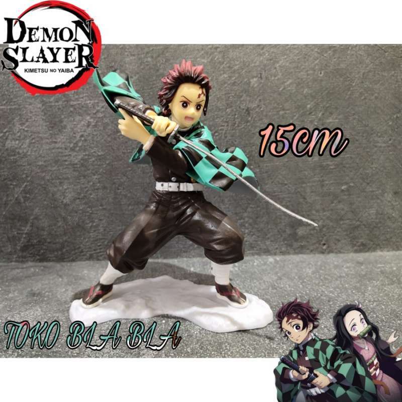 Jual Action Figure anime Kimetsu No Yaiba Nezuko Tanjiro Zenitsu