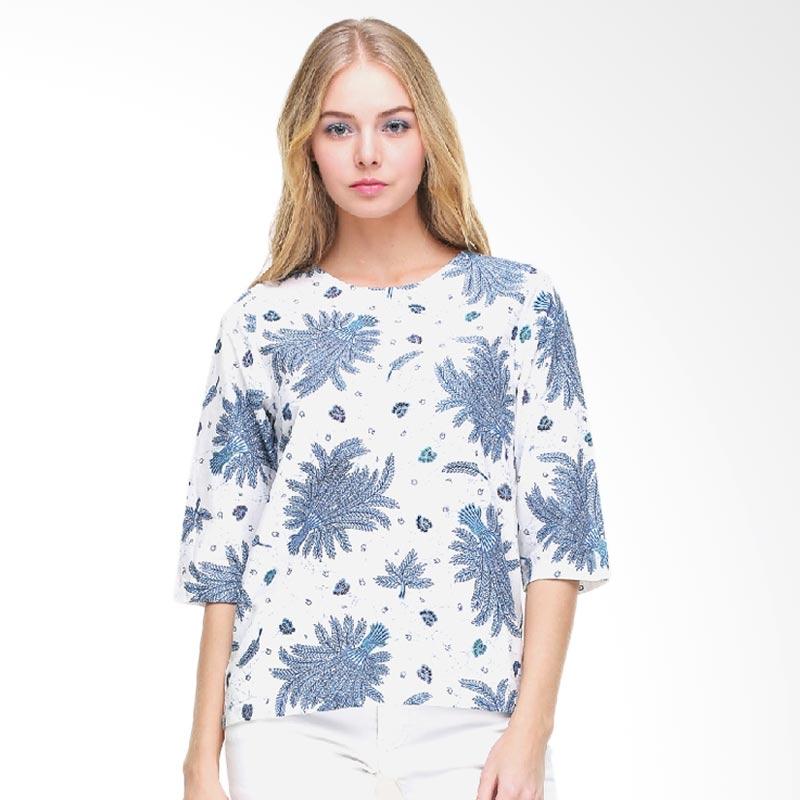 jual anakara midway sleeve top hakumai batik wanita jual anakara midway sleeve top hakumai batik wanita