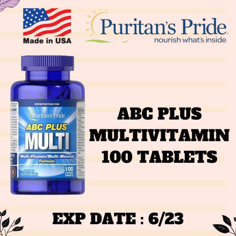 Jual ABC Plus Multivitamin Mineral Puritan 100 Caps di Seller Dunia