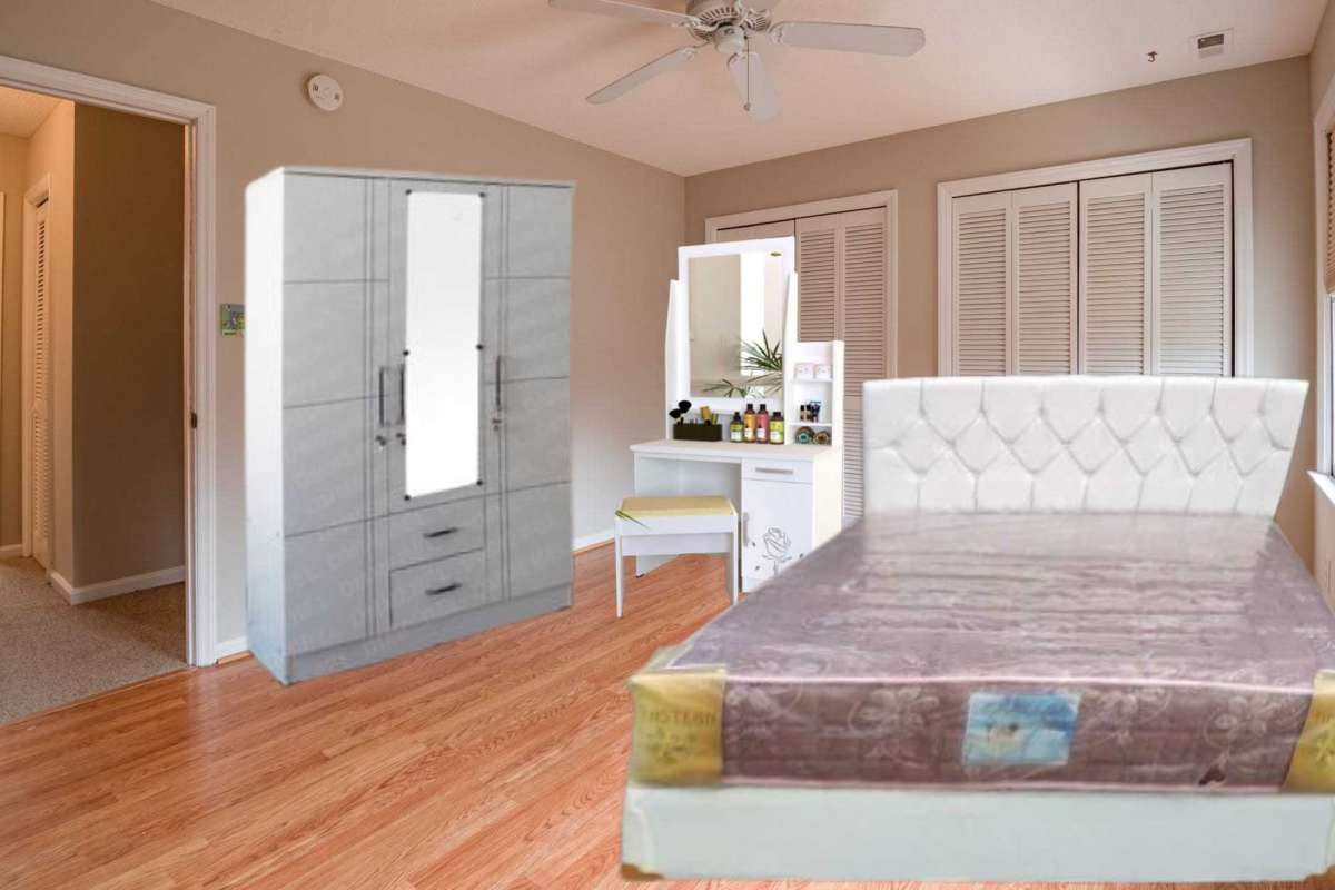 Jual Paket Hemat!!! Set Kasur Spring Bed, Lemari & Meja Rias 120x200