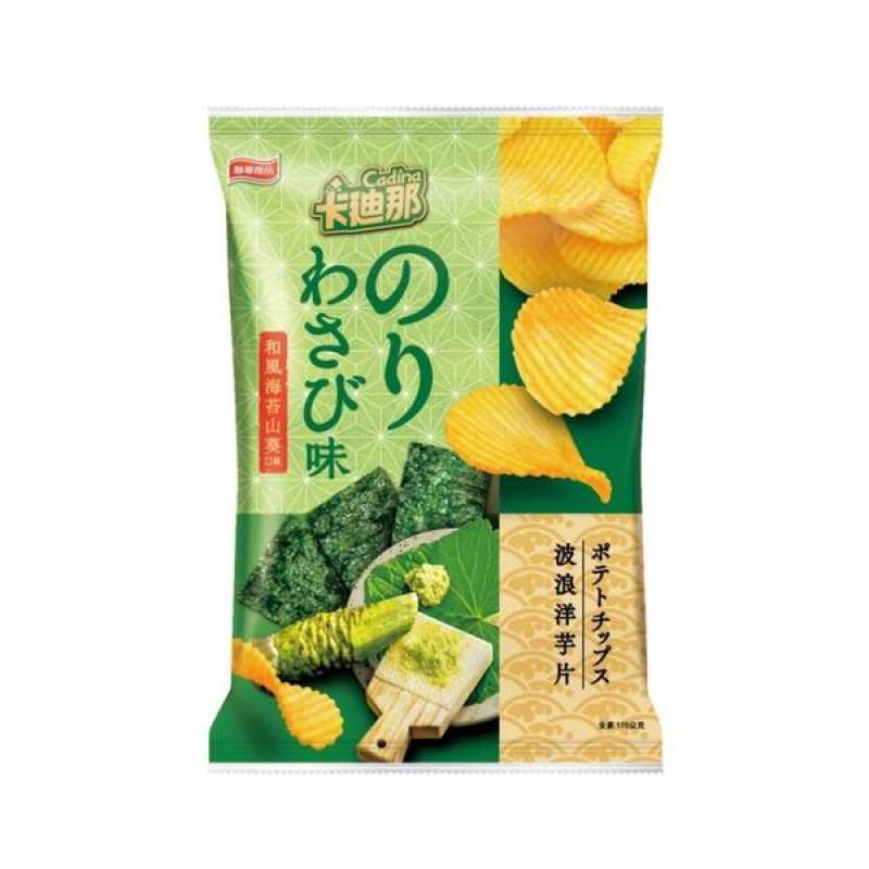 Jual Cady that waves and wind nori wasabi flavor potato chips (170g) di