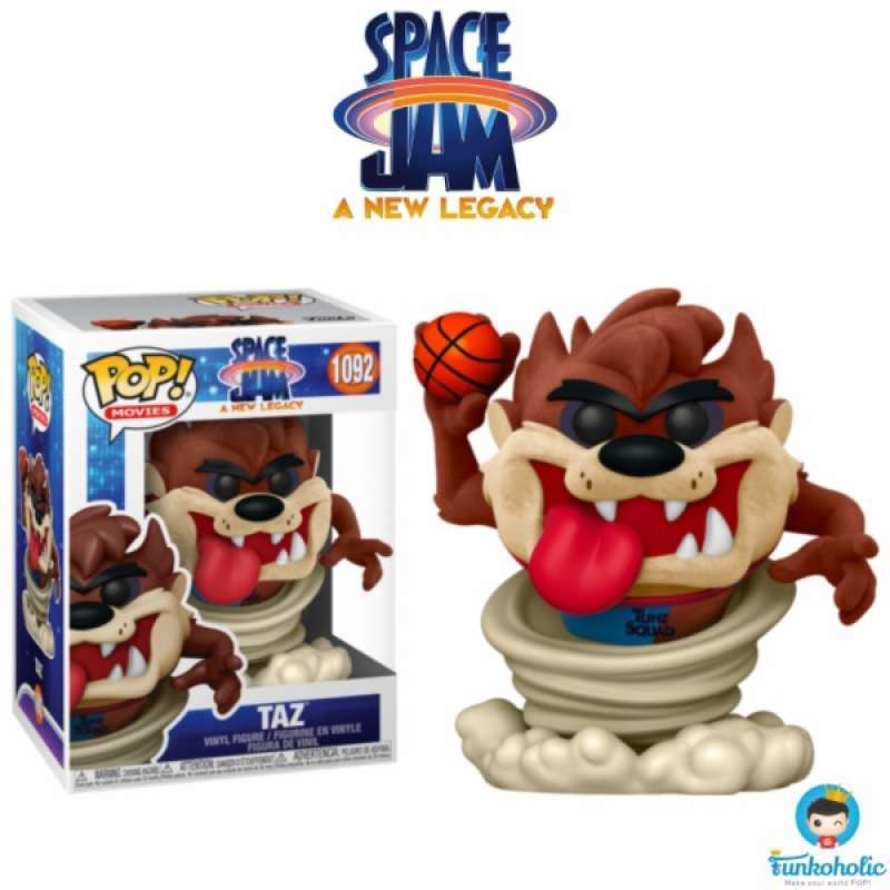 space jam taz flocked