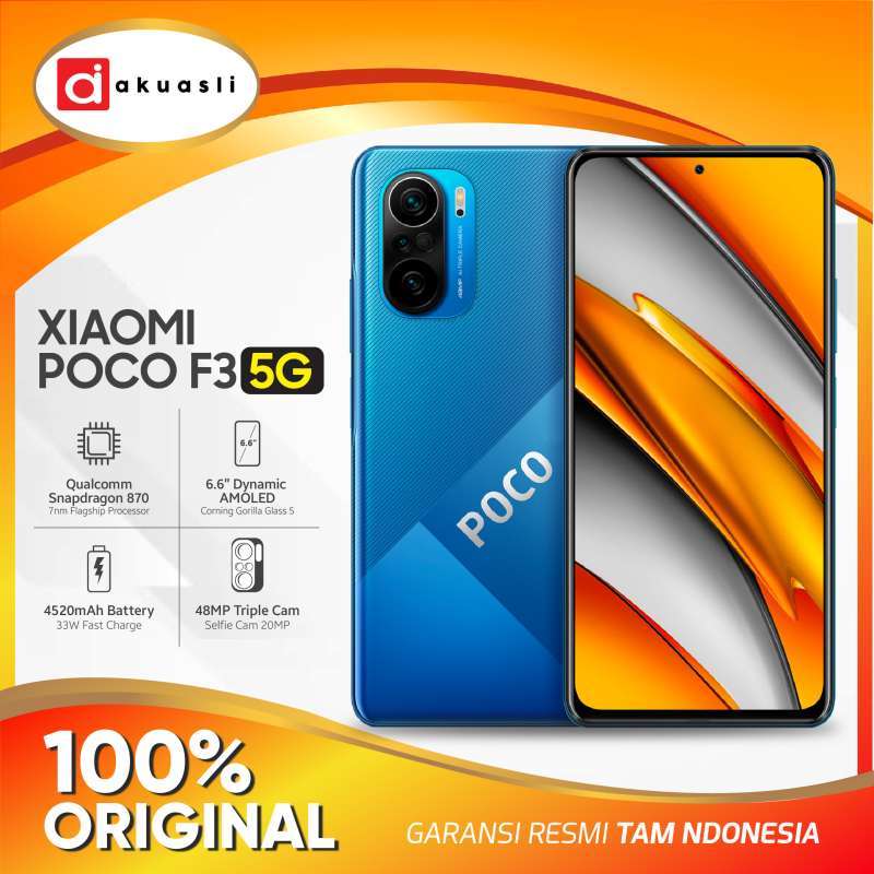 Jual Xiaomi Poco F3 6/128 8/256gb Smartphone Android Poco F 3 Ram 6 8 ...