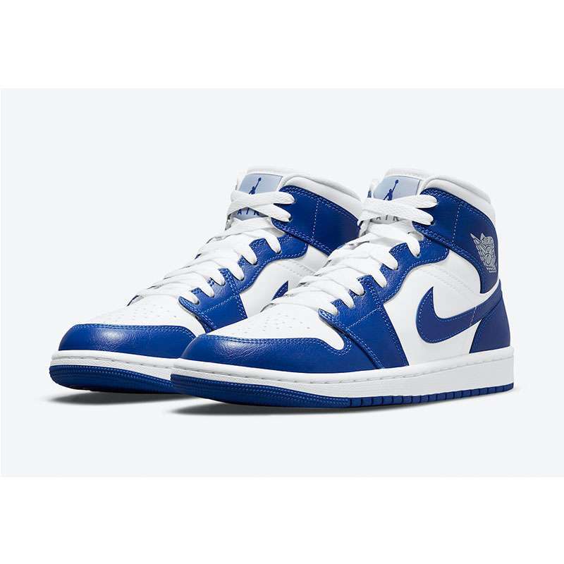 Jual Nike Air Jordan 1 Mid Kentucky Blue Women Sizing 10.5 Di Seller
