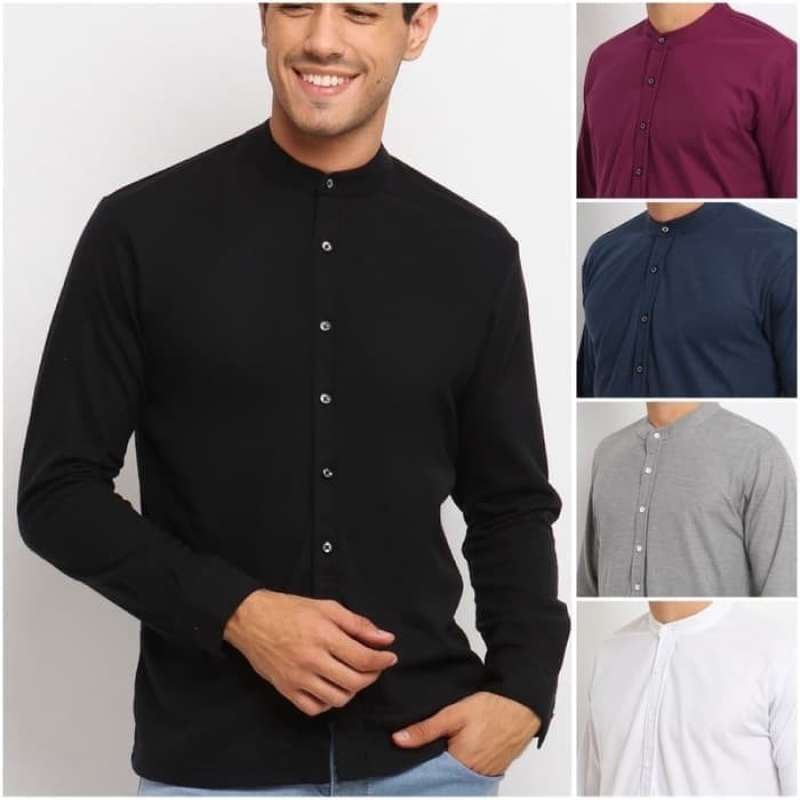 Jual KLLL ORIGINAL Kemeja Baju Koko Muslim Polo Lacoste Lengan panjang