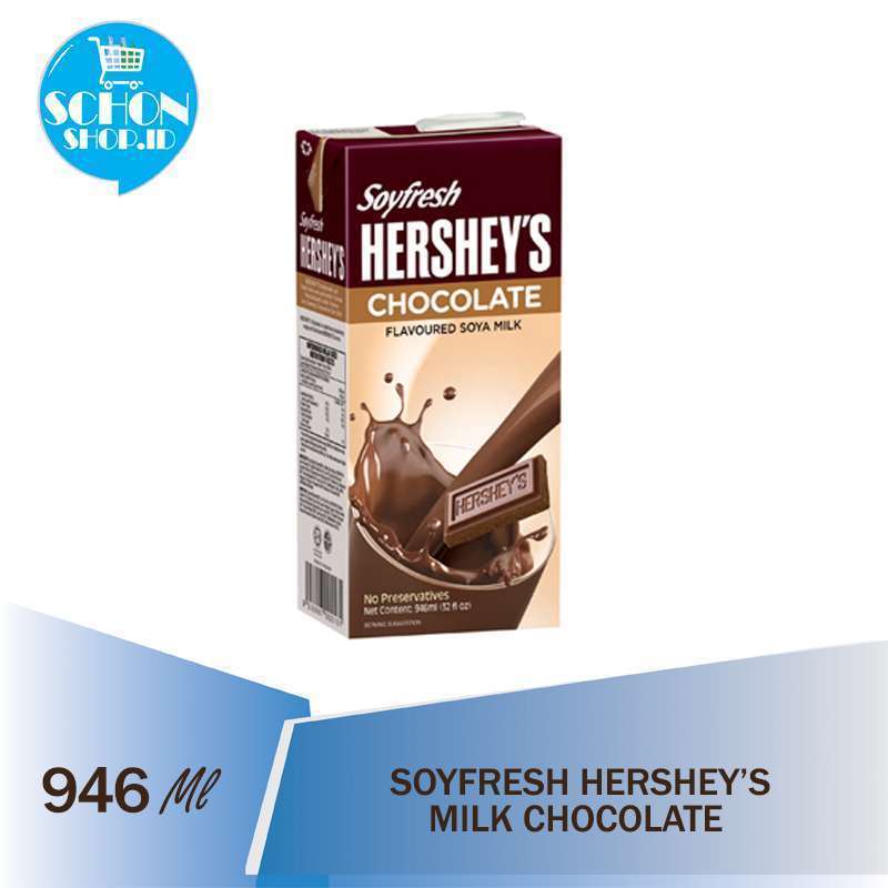 Jual SOYFRESH HERSHEY'S MILK / SUSU HERSHEY'S CHOCOLATE 946 ml Halal di